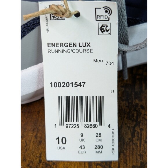 Reebok Energen Lux Shoe sz 10 MensVector Navy/White Running Training 100201547 main image 7